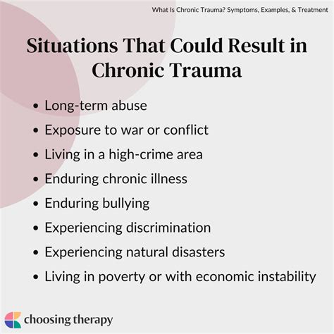 What Is Chronic Trauma?