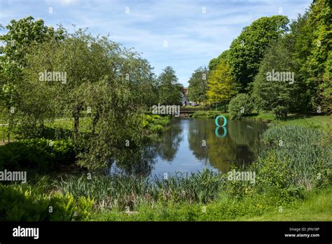 The castle park at Halmstad Castle Stock Photo - Alamy