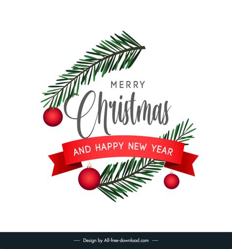 Merry christmas happy new year vectors free download 15,441 editable .ai .eps .svg .cdr files