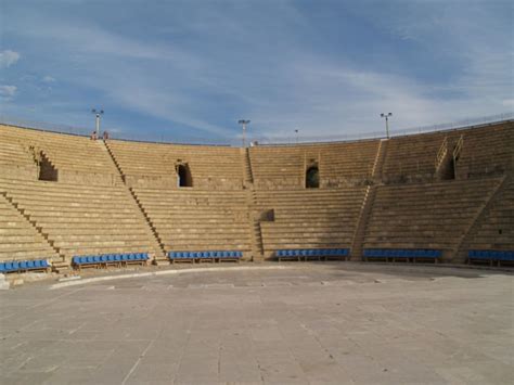 Caesarea Amphitheater | The amphitheater at the ancient port… | Flickr