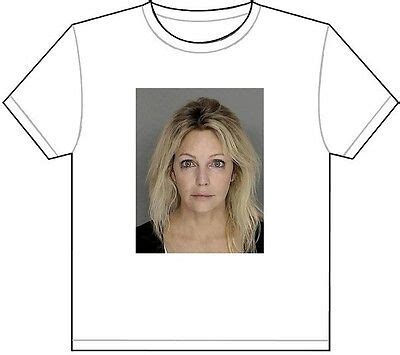 HEATHER LOCKLEAR MUG SHOT T-SHIRT TEE PICTURE PHOTO mugshot melrose ...