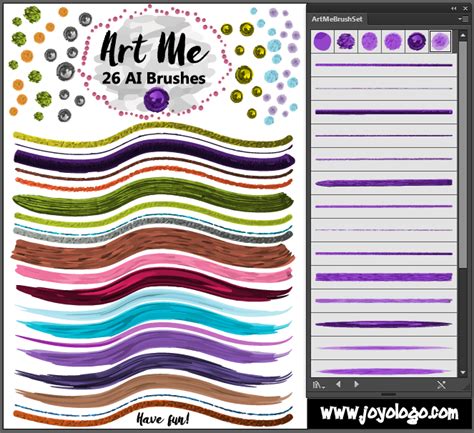Art Me Brushes for Adobe Illustrator by joyologo on DeviantArt