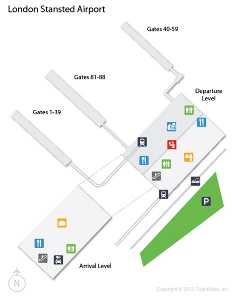 Stansted Airport Terminal Map - Map Of Campus