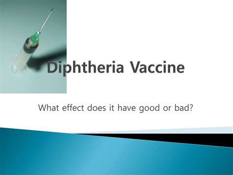 PPT - Diphtheria Vaccine PowerPoint Presentation, free download - ID ...