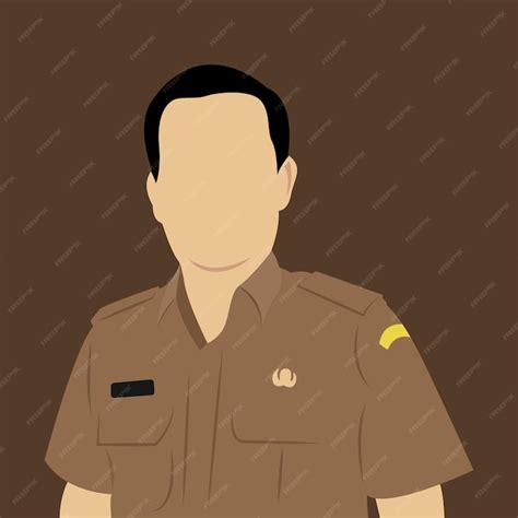 Premium Vector | Pegawai negeri sipil