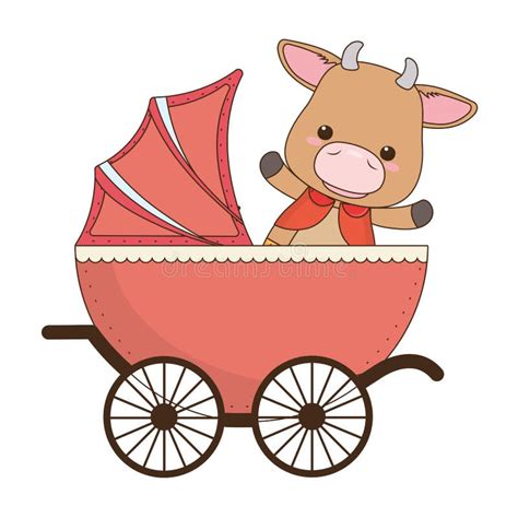 Isolated Baby Bull Cartoon Design Stock Vector - Illustration of ...