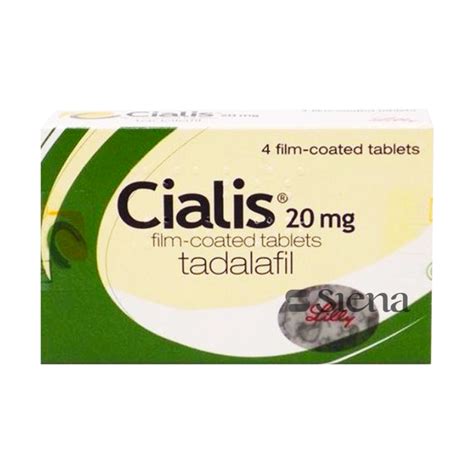 Cialis® 20mg (Tadalafil) | Erectile Dysfunction | Siena