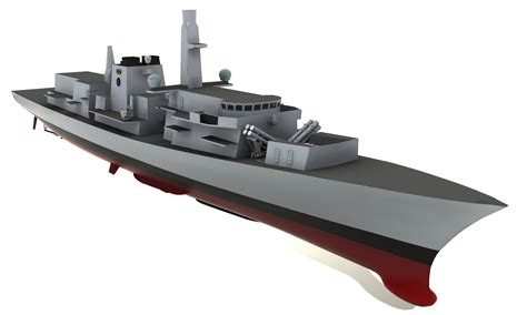 CGI Type 23 Frigate :: Behance