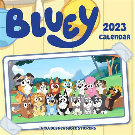 Bluey | 2023 Square Wall Calendar | Mother’s Day – BrownTrout