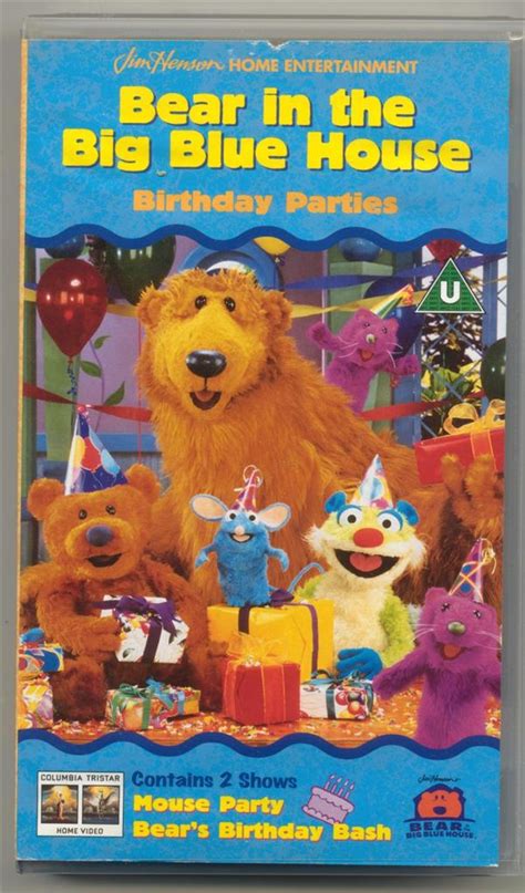 BEAR IN THE BIG BLUE HOUSE - Birthday Parties - English VHS Video, 1999 | eBay