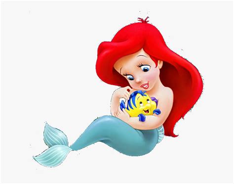 La Sirenita Bebe Png - Little Mermaid Baby Ariel, Transparent Png , Transparent Png Image - PNGitem