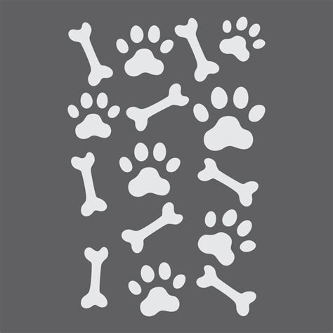 Dog Bones Craft Stencil