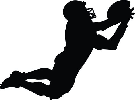 Silhouette Football Player - Cliparts.co