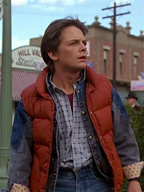 Michael J. Fox Back to the Future Puffer Vest - New American Jackets