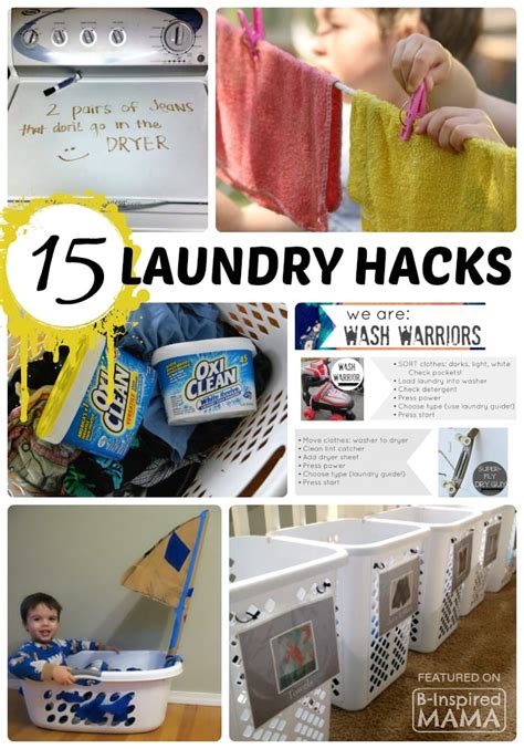 14 Real Life Laundry Hacks for Busy Moms