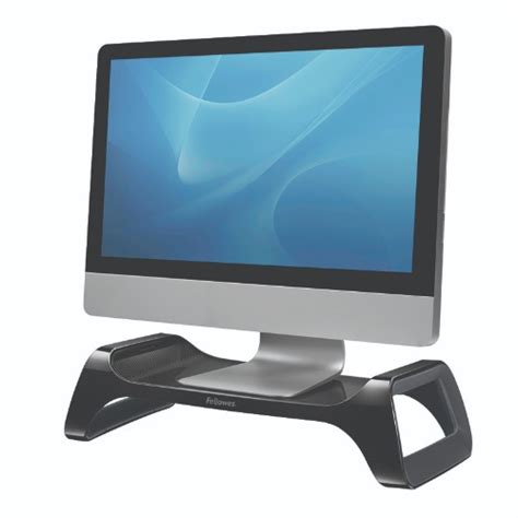 Ergonomic Monitor Stand - Black - Spacery