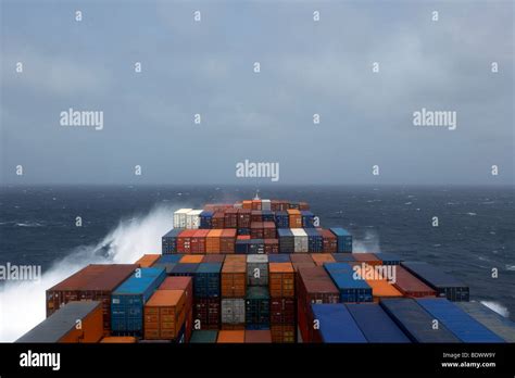 Container ship storm hi-res stock photography and images - Alamy