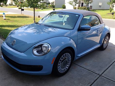 Volkswagen Beetle Blue Convertible - amazing photo gallery, some information and specifications ...