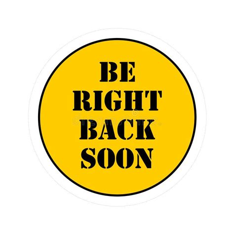 Be Right Back Logo