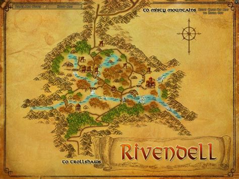 Rivendell :: Maps :: Lord of the Rings Online :: ZAM | Lord of the ...