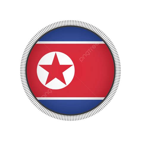 North Korea Flag Vector, North Korea, North, Korea PNG and Vector with ...