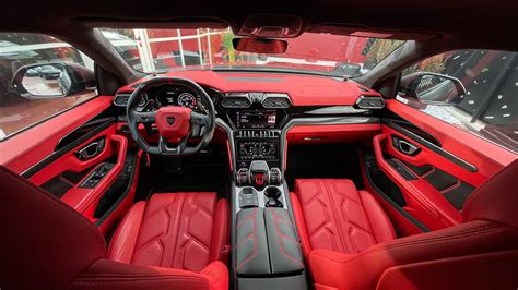 Lamborghini Urus Interior Red | Cabinets Matttroy