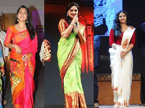 Anushka Shetty in Saree - 15 All-Time Beautiful Looks! | Styles At Life