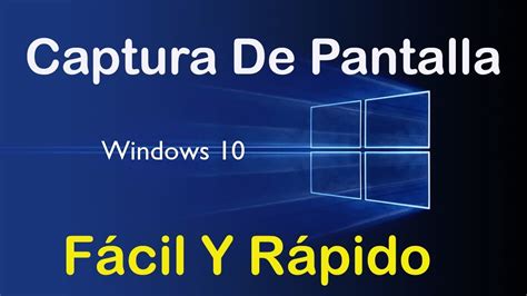 ⚠️⚠️Captura De Pantalla En Windows 10 en 2023- Fácil Y Rápido⚠️⚠️ - YouTube