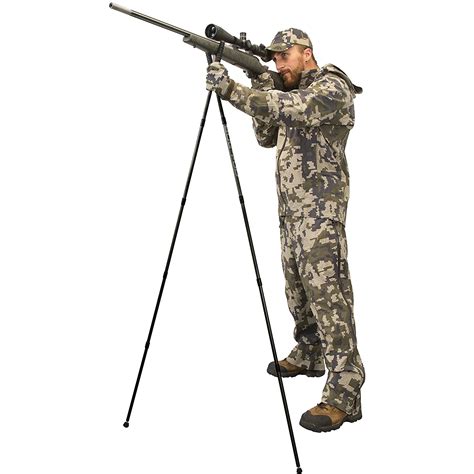 Bog-Pod Shooting Sticks Folding Bipod Rifle Shooting Stand Rest ...