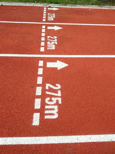 Free Images : structure, track, floor, running, number, line, lane ...