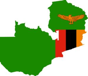 Transparent PNG Zambia Map - World Map with Countries