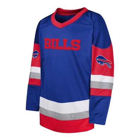 Buffalo Bills Outstuff Youth Long Sleeve Hockey Jersey T-Shirt – The ...