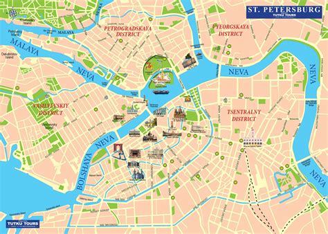 TUTKU TOURS - MOSCOW & ST. PETERSBURG MAP