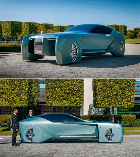 Rolls-Royce 103EX, an All-Electric Car from the Year 2035, Returns to England - TechEBlog