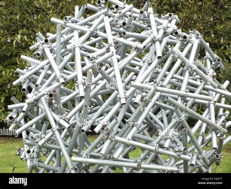 metal pipe sculpture Stock Photo - Alamy