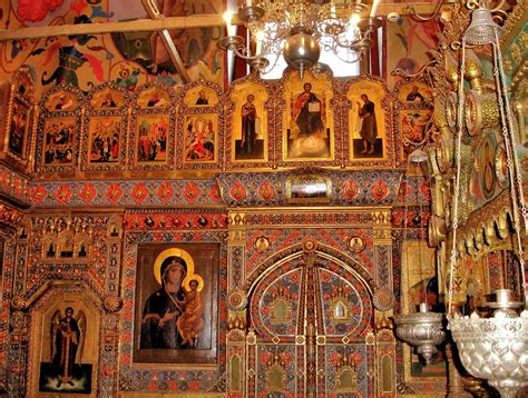 Iconostasis inside St. Basil’s Cathedral at Red Square in Moscow, Russia - Encircle Photos