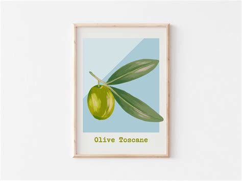 Olive Print - Savoring Italy