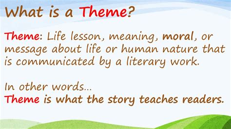 Themes in Literature. - ppt download