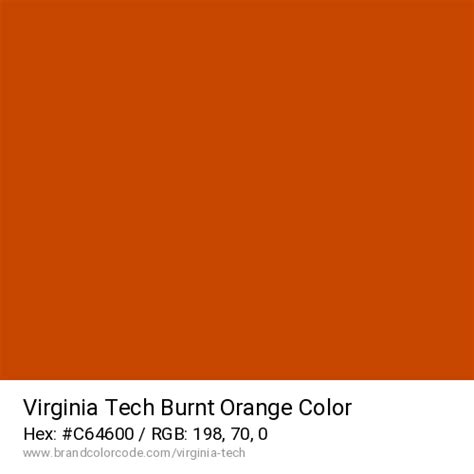 Virginia Tech Brand Color Codes » BrandColorCode.com