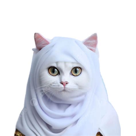 Hijab Girl Cute Cat Ai Generated, Paint, Ai Generated, Cute PNG ...