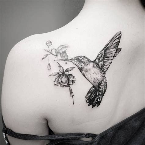 Black And White Hummingbird Tattoo Designs at Tattoo