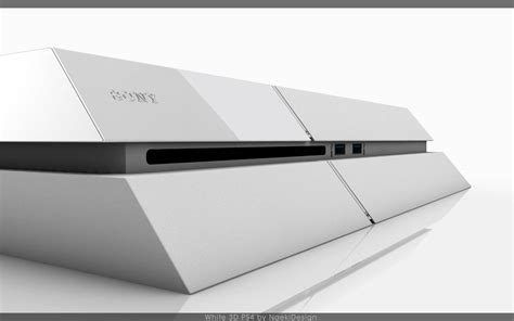 White PS4 4' by Naeki-Design on DeviantArt