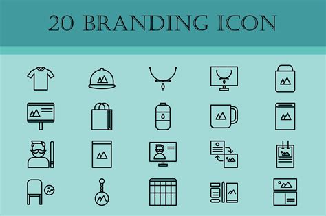 20 Branding Icon Graphic by bennynababan403 · Creative Fabrica