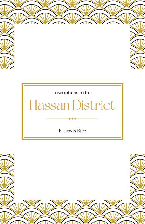 Inscriptions in the Hassan District – MJP PUBLISHERS