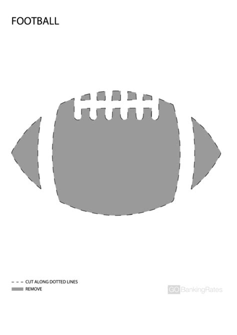 Football Pumpkin Carving Template printable pdf download