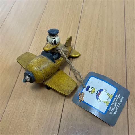 DISNEY DONALD Duck antique toy vintage airplane Rare Disney 100th Anniv jp tag $98.99 - PicClick