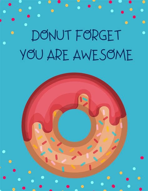 Donut Quotes Funny, Funny Food Puns, Food Humor, Donut Pun, Doughnut Party, Donut Humor, Teacher ...