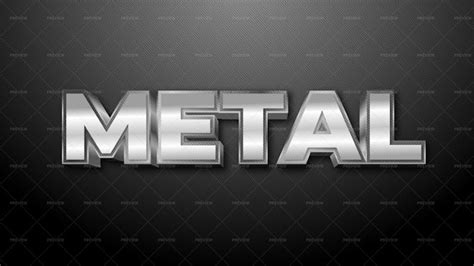 Metal Text Effect - Graphics | Motion Array