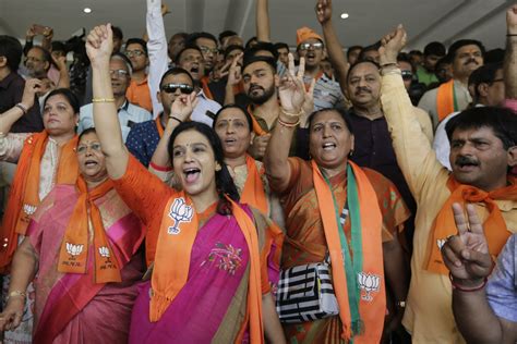 India's ruling party claims win with assured lead in votes