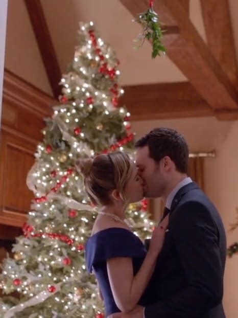 Kissing Under the Mistletoe - Mistletoe & Menorahs - TV Fanatic